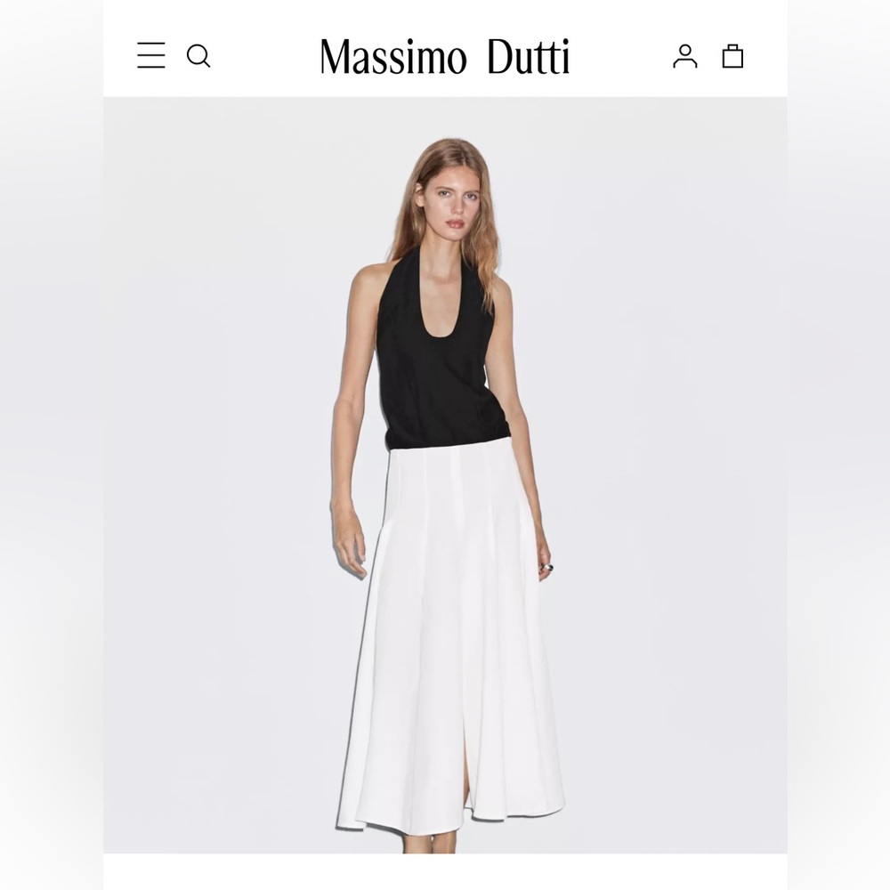 Massimo Dutti Linen Dress